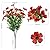 20 Bundles Artificial Flowers for Outdoor Fake Plants for Spring Decoration,Faux Eucalyptus Flowers for Planter UV Resistant Lifelike for Home Porch Garden?7 Color?
