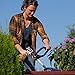 Fusion Drill-Powered Cultivator, Compatible with Most Cordless Drills, Adjustable Cultivating Width Up to 8”, Cultivating Depth Up to 5.5”, Adjustable Length, Model: 46007