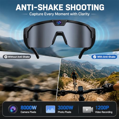 Asistente de voz ChatGPT en gafas inteligentes deportivas con cámara POV 4
