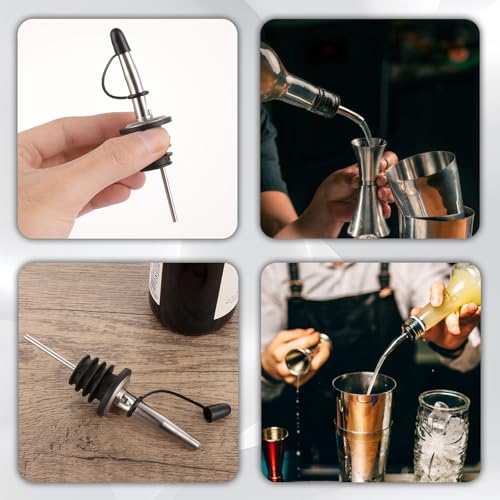 ASelected 12PCS of stainless steel wine bottle pourers Cone pourer Spirits wine pourer for bar tavern home oil pourer - Cosy Home Interiors ASelected 12PCS of stainless steel wine bottle pourers Cone pourer Spirits wine pourer for bar tavern home oil pourer - Image 5