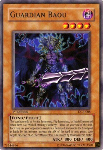 Amazon.com: Yu-Gi-Oh! - Guardian Baou (DCR-008) - Dark Crisis - Unlimited  Edition