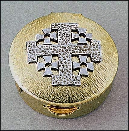 Autom Pewter & Brass Jerusalem Cross Wall Cross (Pack of 2)