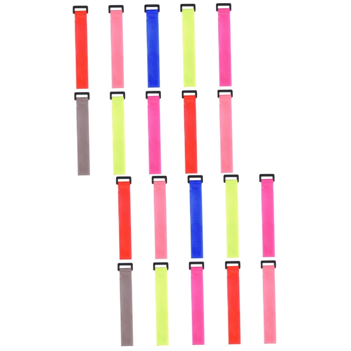 BESPORTBLE 2sets Fishing Rod Sling Straps Binding Belt for Rods Fishing Pole Kit 10pcs*2 Random Color