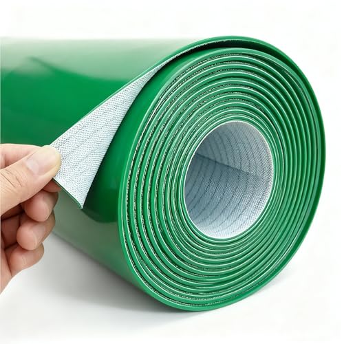 非帯電性ゴムマット、PVCドラムコンベアフィードベルト、産業用駆動材料、棚、台車、実験室に適しています(90x100cm)