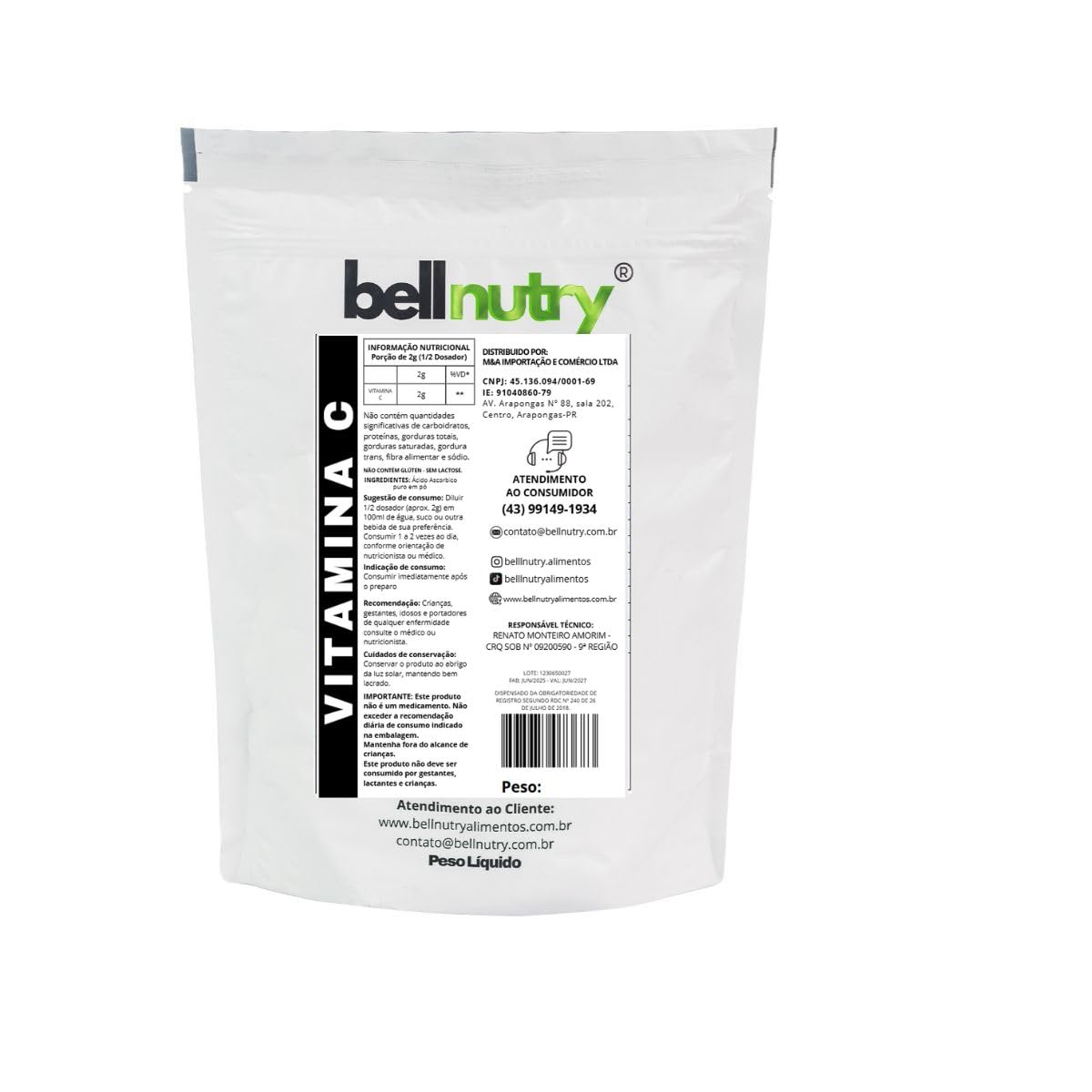 Vitamina C 100% Natural 25kg Ácido Ascórbico Puro | Bellnutry Alimentos em promoção! Veja a oferta e mais achadinhos de Vitaminas & Suplementos 3 Hoje é o melhor dia para comprar Vitamina C 100% Natural 25kg Ácido Ascórbico Puro | Bellnutry Alimentos com aquele preço maroto! Promoção! Aproveite a oferta! 3