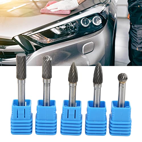 Juego de 5 fresas de carburo de tungsteno para lijar y pulir miniatura 3