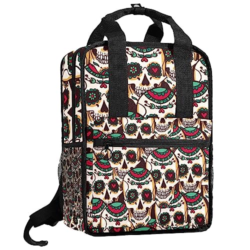 Sac à dos vintage avec bretelles réglables et grand compartiment pour cartable fille