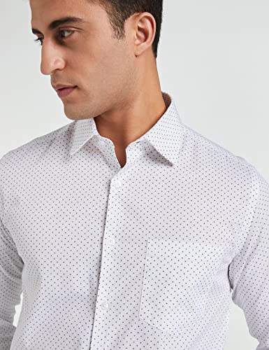 Image of Diverse Men's Cotton Printed Full Sleeve Regular Formal Shirt