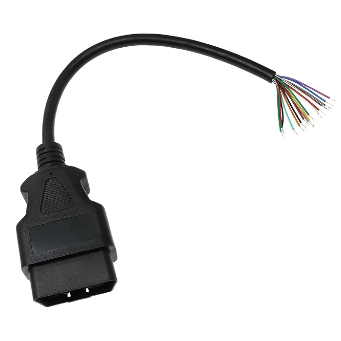 Buy DZS ELEC Male Connector to Open Plug Wire, OBD2 Diagnostic