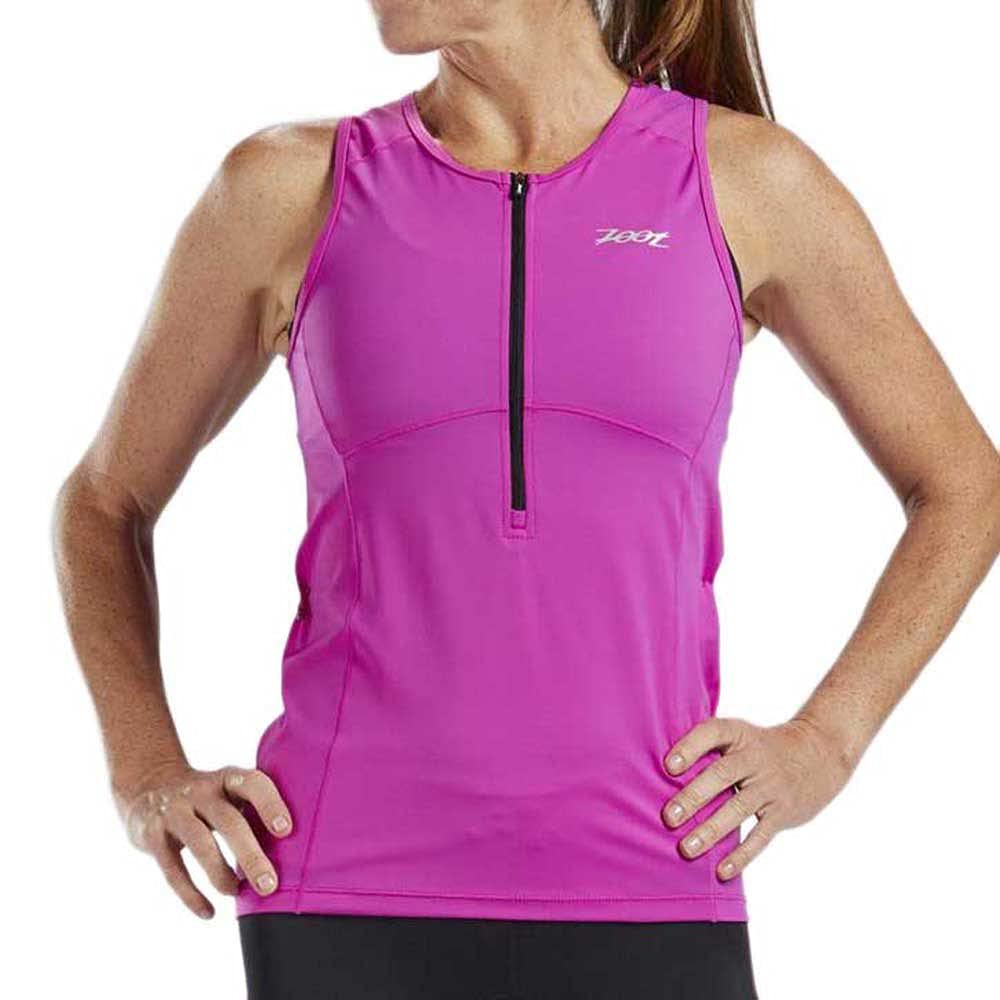 Women’s Core Tri Tank – Women’s Performance Triathlon Tank Top with 3 Back Pockets, Mesh Panels, and Cam Lock Zipper