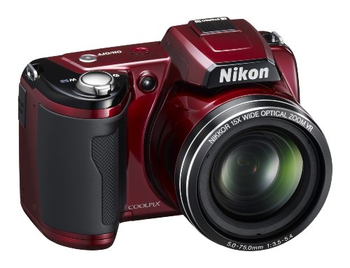 Nikon Coolpix L110 12.1Mp Digital Camera With 15X Optical Vibration Reduction (Vr) Zoom And 3.0-Inch Lcd (Red) #TOP6