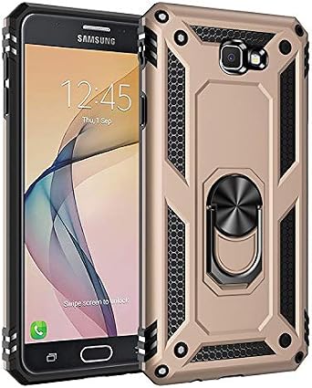 Case for Samsung Galaxy J7 Prime 2 Case Cover ,360 Degree Rotating Ring Holder Kickstand Case for Samsung SM-G611FF/DS J7 Prime 2 / SM-G611L Galaxy On7 Prime 2018 / Galaxy J7 Prime Case Cover Gold