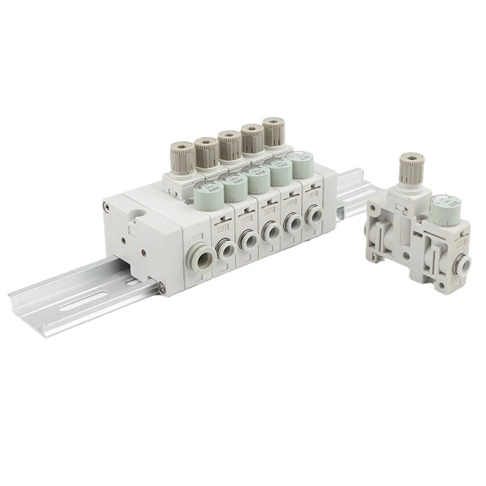 QRJAZHNTP Combined Pneumatic Pressure reducing Valve Pressure regulating Valve 8mm Inlet and 6mm Outlet 8mm Inlet and 4mm Outlet(8mm Inlet 4mm Outlet,7)