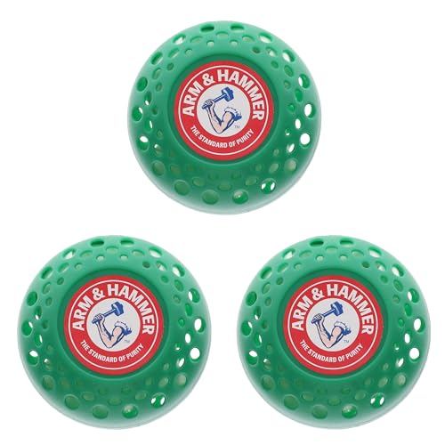 Image of Arm & Hammer OdorBusterz Odor Eliminator Balls, Forest Pine, 3 Count - Baking Soda Odor Control for Closets, Drawers, Hampers & Small Spaces