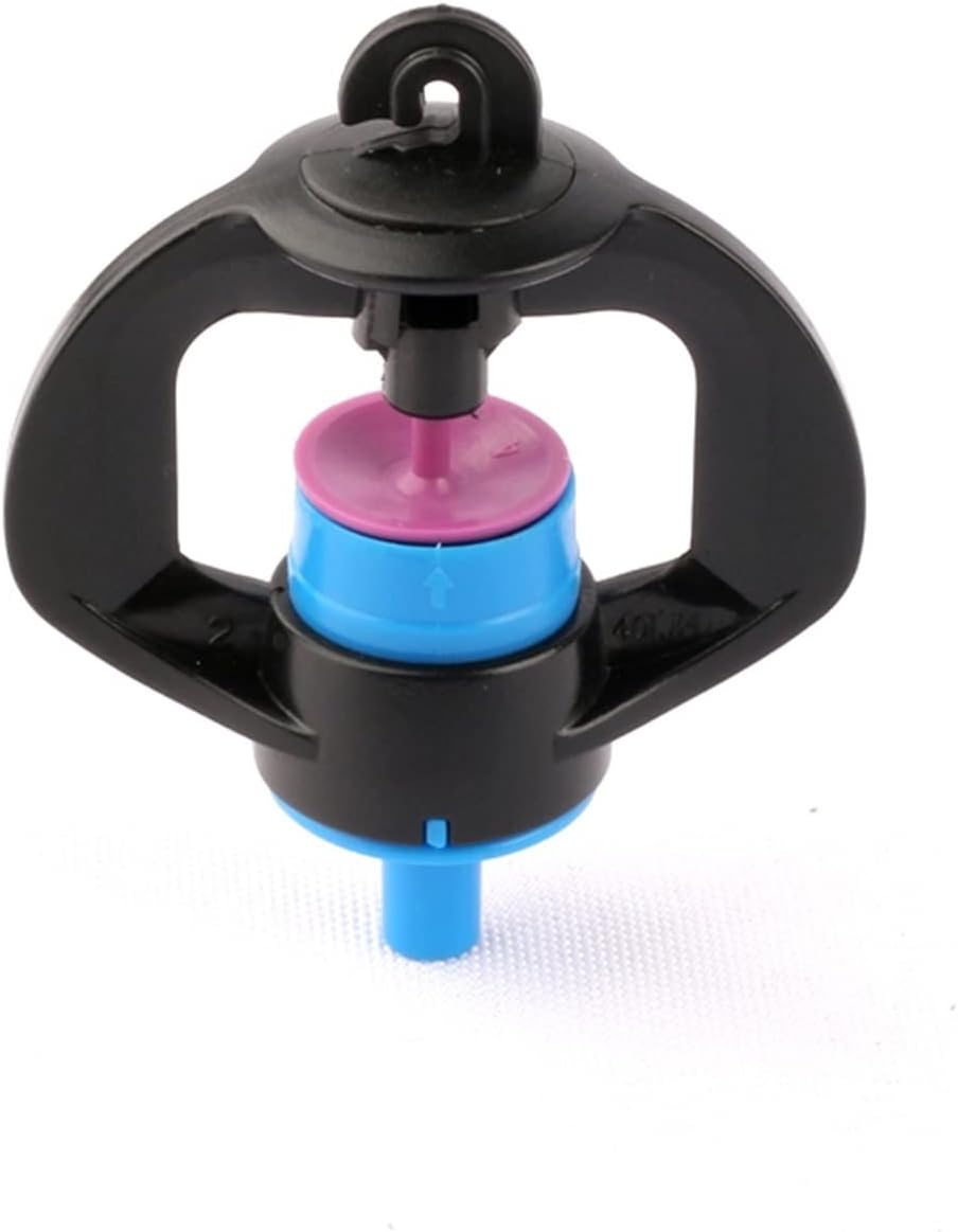 Gardening Irrigation Dripper 5 Pieces of Plastic Butterfly-Shaped 360-degree Rotating Sprinkler Head Garden Lawn Water-Saving Irrigation Rainwater Nozzle 6 Mm Connector