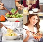 12 Pièces Fourches et cuillères en bois pour manger ensemble d'ustensiles Déjeuner coutellerie en bois japonais sets d'argenterie flatware réutilisable bambou petits ustensiles coréen Mini Ensemble de fourchettes en bois