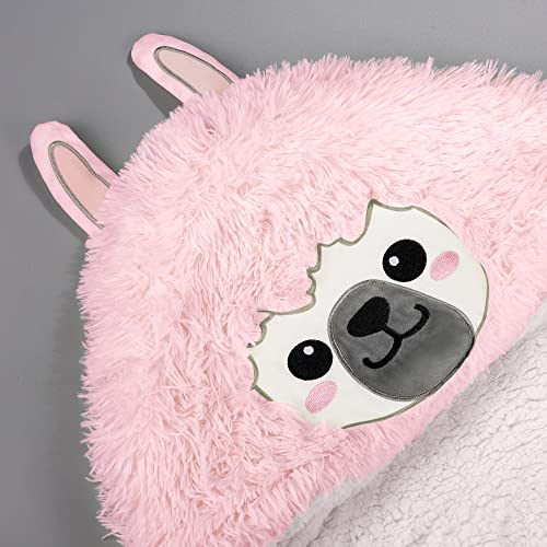 Llama Wearable Hooded Blanket for Adults – Super Soft Warm