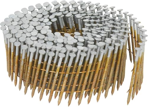 Image of Metabo HPT Siding Nails | 1-1 /4-Inch x .092-Inch | Collated Wire Coil | Full RoundHead | Ring Shank | Hot-Dipped Galvanized | 3600 Count | 13361HPT