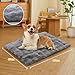 XIAPIA Selbstheizende Decke Katze & Hunde, Flauschig Selbstwärmende Katzendecke ohne Kabel, Wärmedecke Heizdecke ohne Strom, Washbar Thermodecke Katzenkissen Katzenbett Indoor im Auto Grau 60 * 45 cm