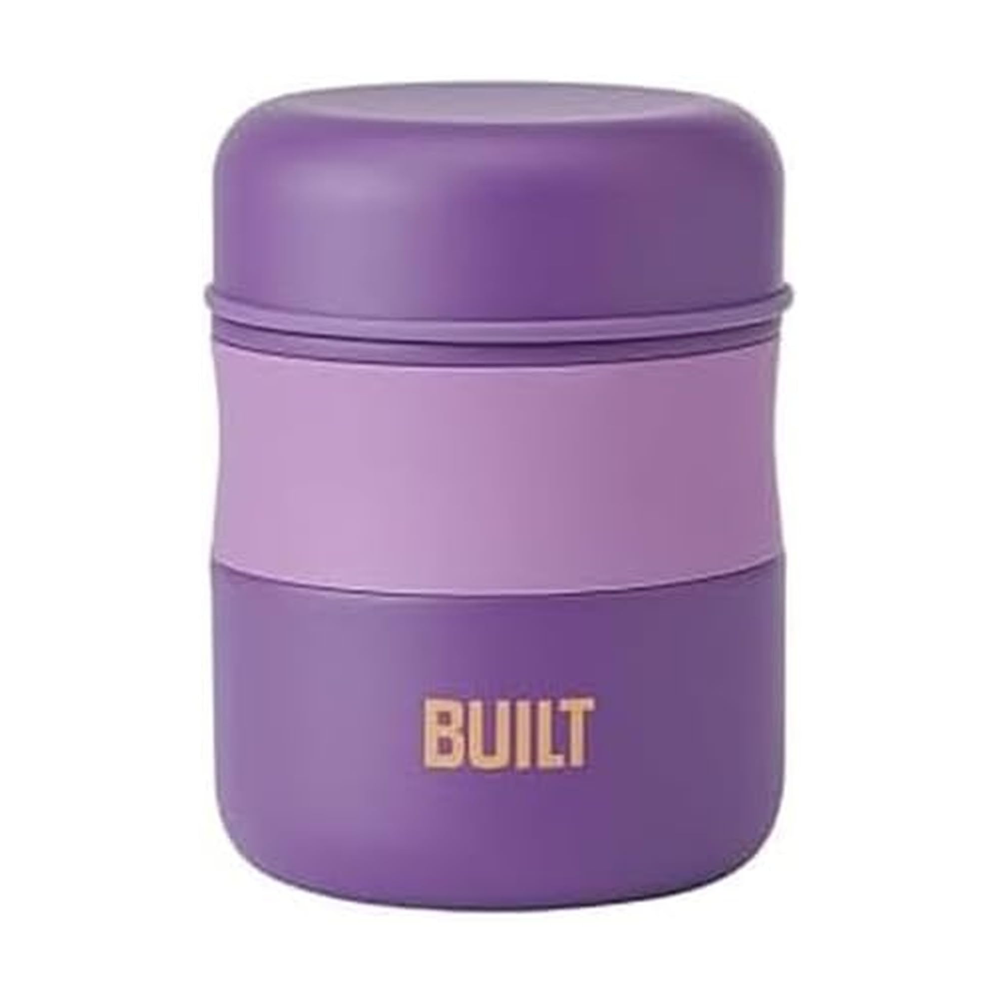 Bocal alimentaire BUILT 283g violet isotherme en inox pour repas