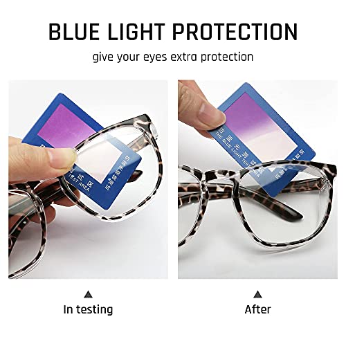 Torege Safety Glasses, Safety Goggles Protective Eyewear With Anti-Fog And Anti-Blue Light Lenses For Nurse Women (Leopard & Yellow) #TOP4