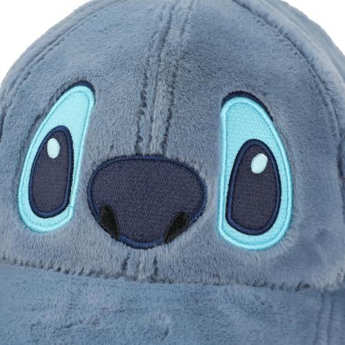 Disney Stitch Big Face Adult Unisex Blue Adjustable Hat3