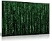 Produktbild The Matrix Movie Kunstdruck auf Leinwand, Motiv "Quellcode", 30,5 x 20,3 cm, Grün / Schwarz