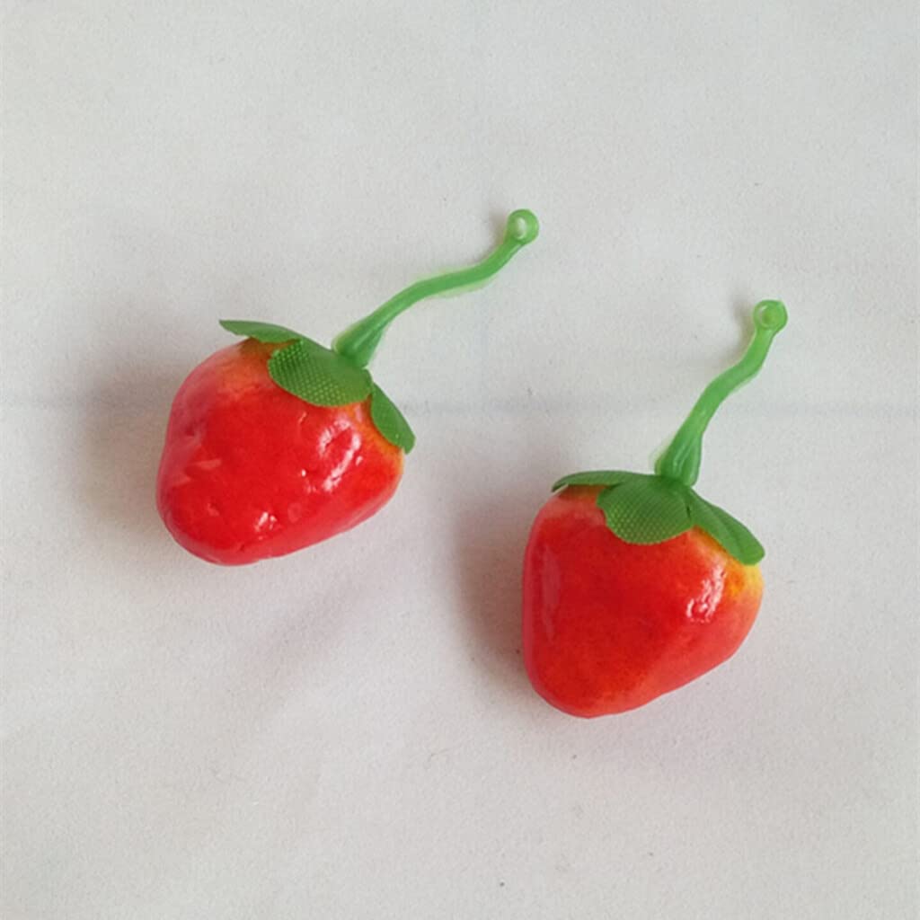 20pcs Artificial Strawberry Decor Fake Fruit Home Party Festival Decoration Props