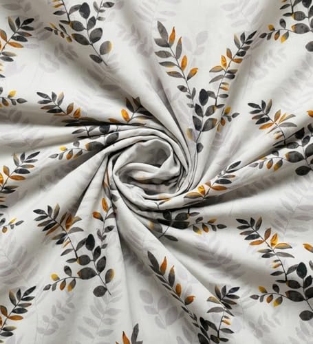Image of Mafatlal 186 TC Metro Cotton Double Bed Bedsheet | 90x100 Inch|Soft, Breathable & Lightweight | Includes 2 Pillow Covers| Cool Grey 1