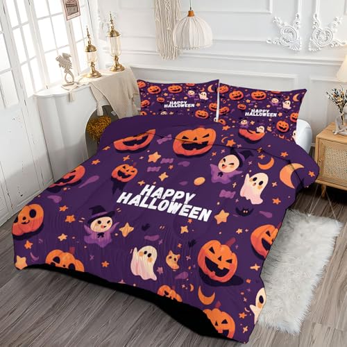 Couette légère microfibre Halloween pour lit 2 personnes douillet - 3