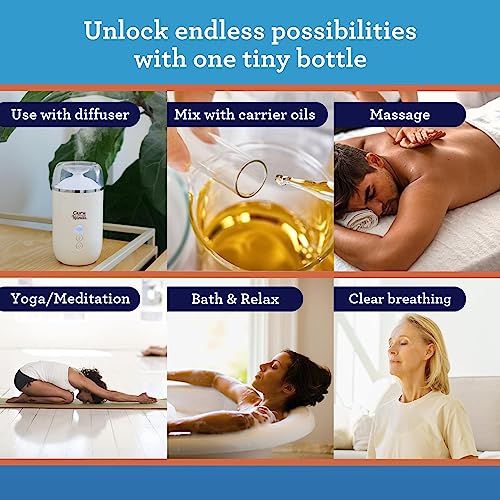 Gurunanda Breathe Easy Essential Oil (Pack Of 2X 0.5 Fl Oz) - 100% Pure Therapeutic Grade, Undiluted Eucalyptus & Peppermint Oils For Aromatherapy - Aids In Nasal Congestion Relief & Healthy Breathing #TOP3