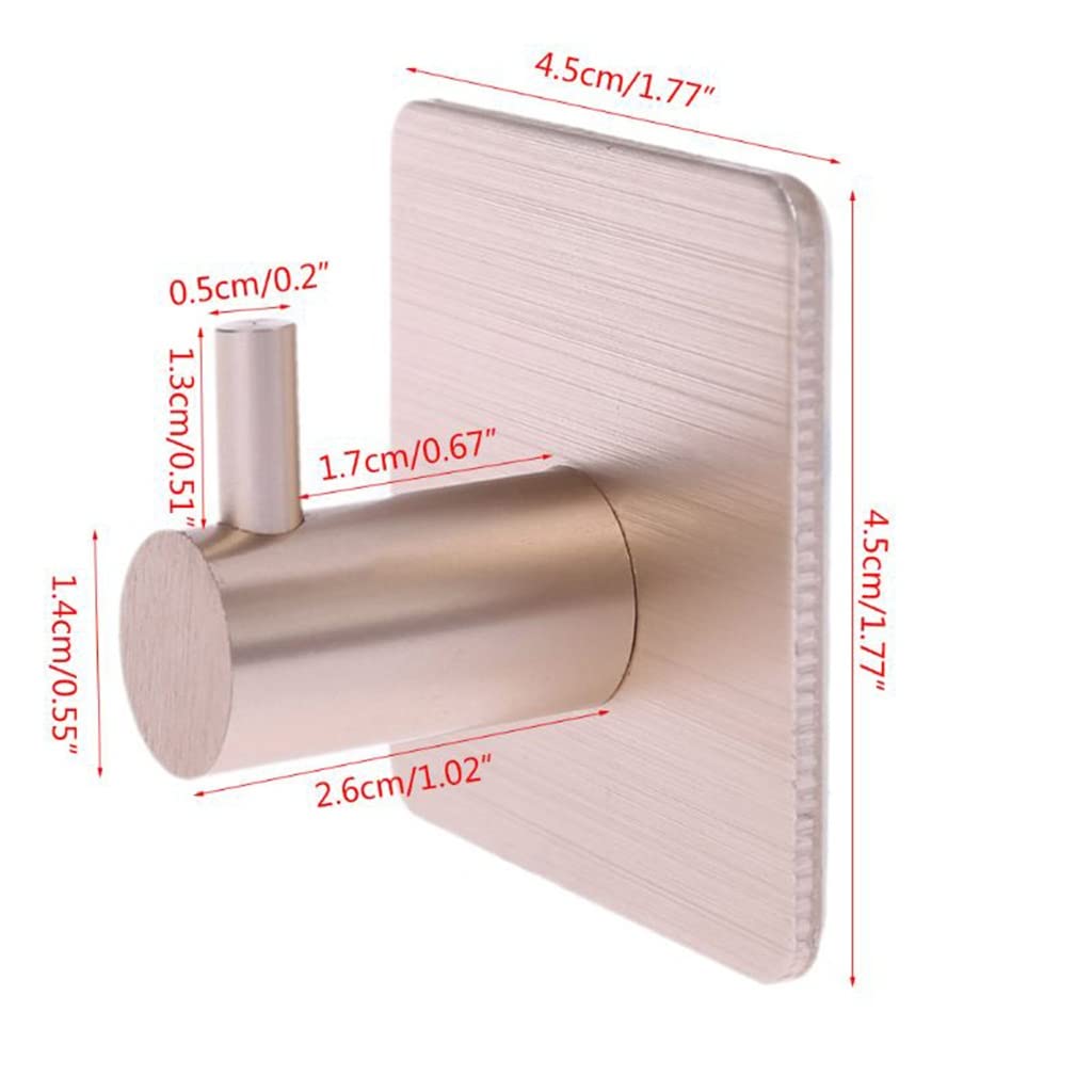 NEECS Gancho Universal Autoadhesivo para la Pared del hogar, Gancho para Puerta, Ropa, Bolsas para Colgar, Estante para Llaves, Colgador de Toallas de Cocina, Soportes de Almacenamiento