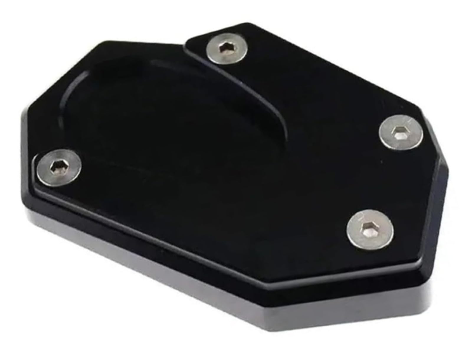 For Suzuki for V-STROM 800 DE 2023 Moto Cavalletto Laterale Ingranditore Piastra di Estensione Pad Cavalletto Pad Piede(Black)