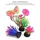 DEANKEJI Aquarium Pflanzen Künstlich, 16 Stück Aquarium Ornamente, Aquarium Pflanzen in Mehreren Formen und Farben, Wasserpflanzen Kann in Aquarien und Aquarien Verwendet Werden