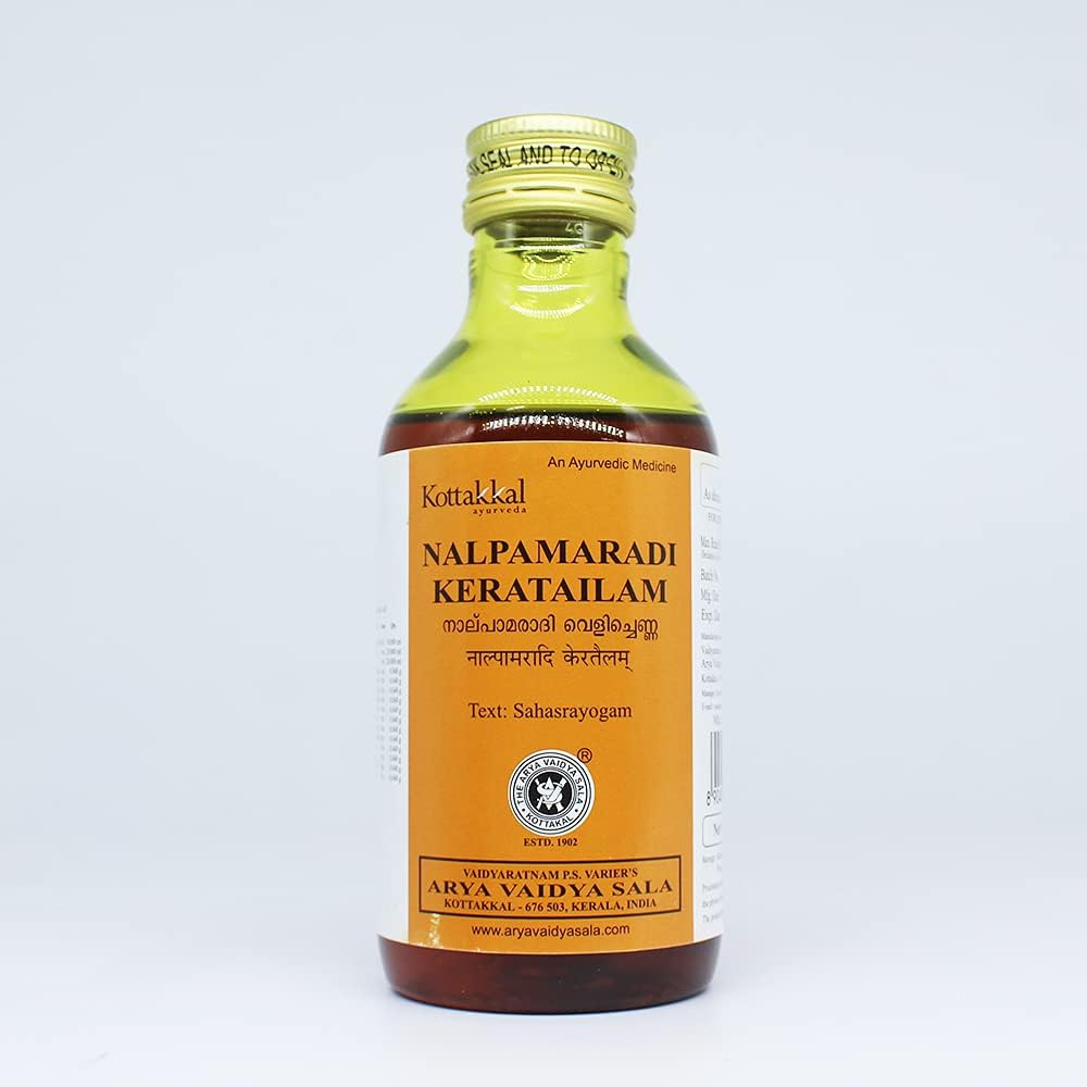 Kottakkal | Nalpamaradi Kera Tailam-200Ml (Pack Of 1) | Of Arya Vaidya Sala