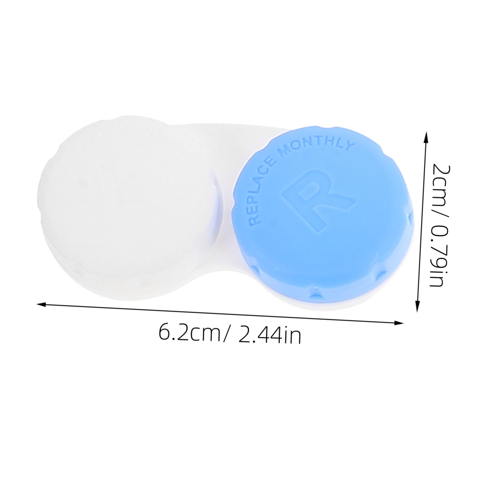 Didiseaon 60 Piezas Estuche para Lentes de Contacto Estuche lentillas Viaje Porta illas pequeño para es de Contacto Porta es Adorable Organizador de es el plastico