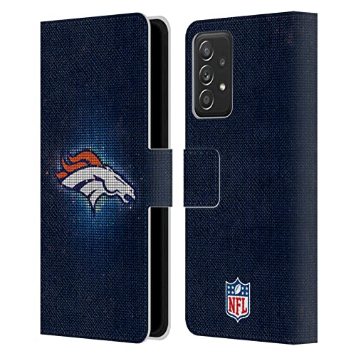 Étui LED NFL Denver Broncos Cuir de Qualité pour Samsung Galaxy A53 5G