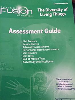 Paperback Assessment Guide Module B Grades 6-8: Module B: the Diversity of Living Things (Sciencefusion) Book