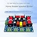 Jkjhbhged 4 Way Speaker Audio Frequency Divider Speaker Crossover Midrange+Bass 4 Way Speaker Audio Frequency Divider Home Theater Speaker Divider, 500336036