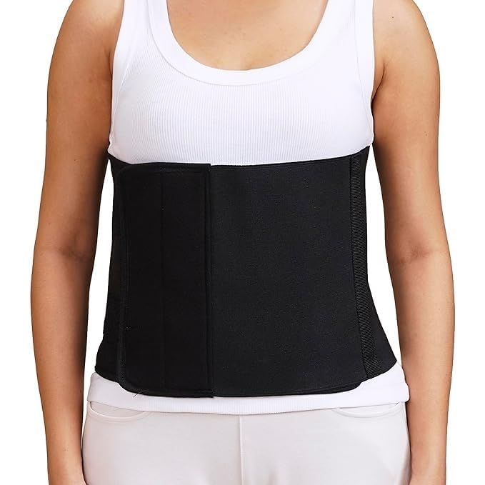 Image of ARPK Rubber Abdominal Belt After Delivery for Tummy Reduction | Lumbo Sacral Lower Back Support Belt | Postpartum Belly Wrap for Women | Lower Back Pain Relief | Breathable Adjustable Compression Belt for Men & Women (MULTI C)