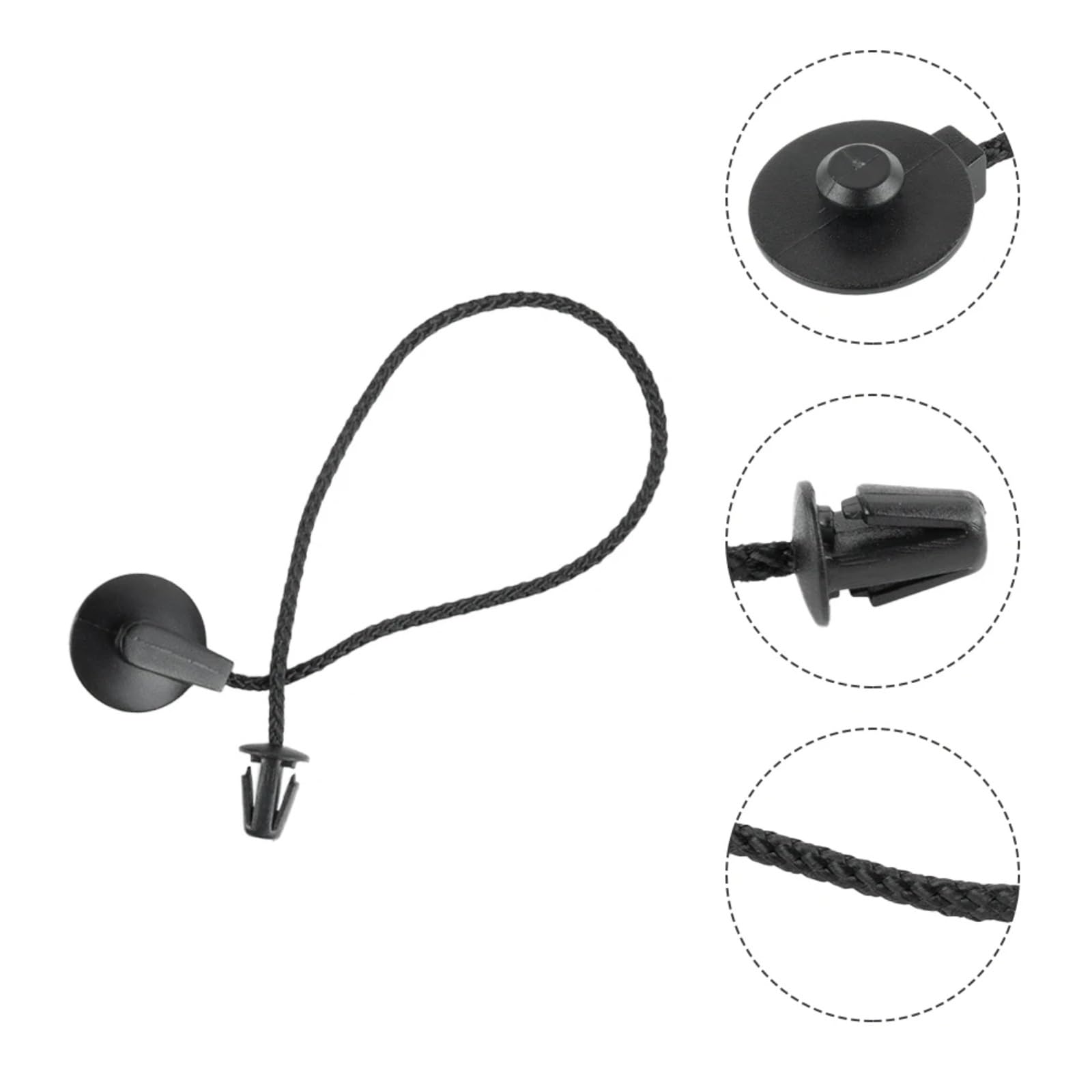 Trasera Maletero Cuerda Compatible con Ford para Focus MK3 Estantes Traseros Coche Cuerda para Colgar El Maletero Hebilla Correa De Sujeción Eslinga Escotilla Bandeja Cubierta Clips De Cuerda