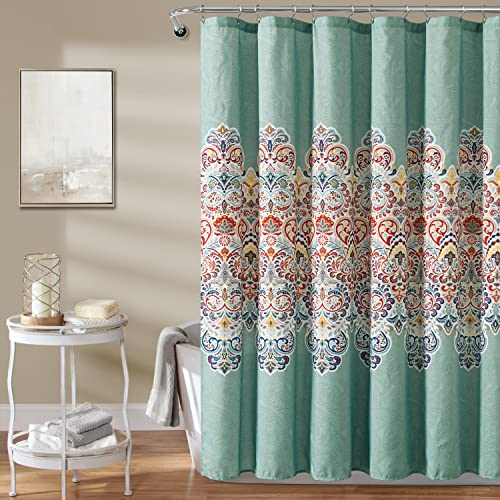 Lush Decor Boho Chic Shower Curtain Single 72" W x