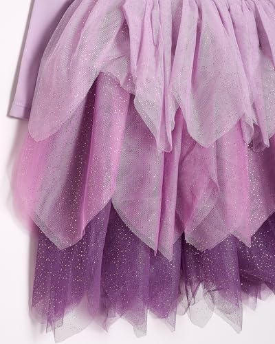 Disney Princess Long Sleeve Tutu Dress for Girls – Cute Toddler Kids Dresses Featuring Cinderella, Belle, Elsa & Tiana3