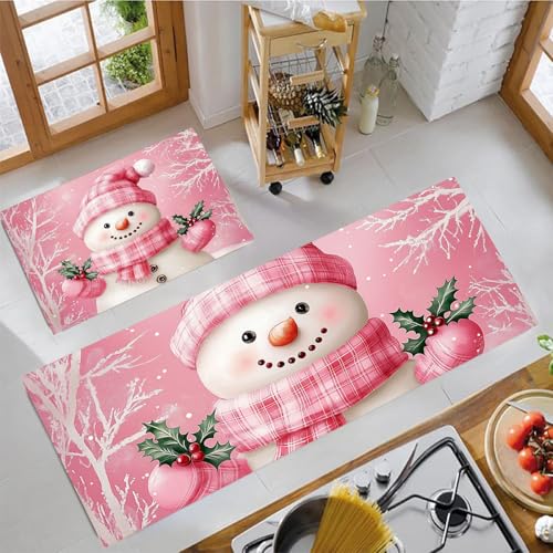 Alfombrillas de cocina de pintura al oleo juego elegante duradero 2
