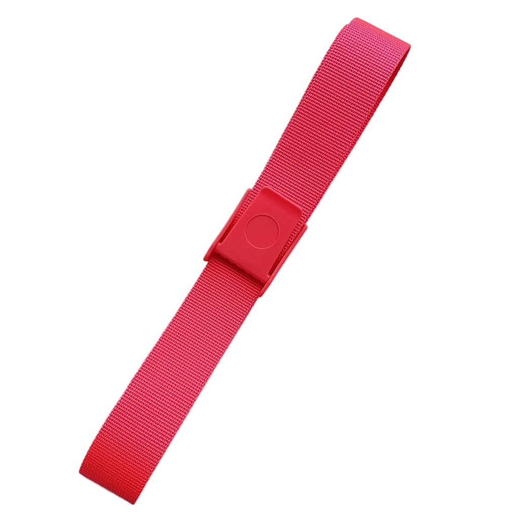 Cinturón de peso resistente con hebilla de plástico, color amarillo, 150 cm