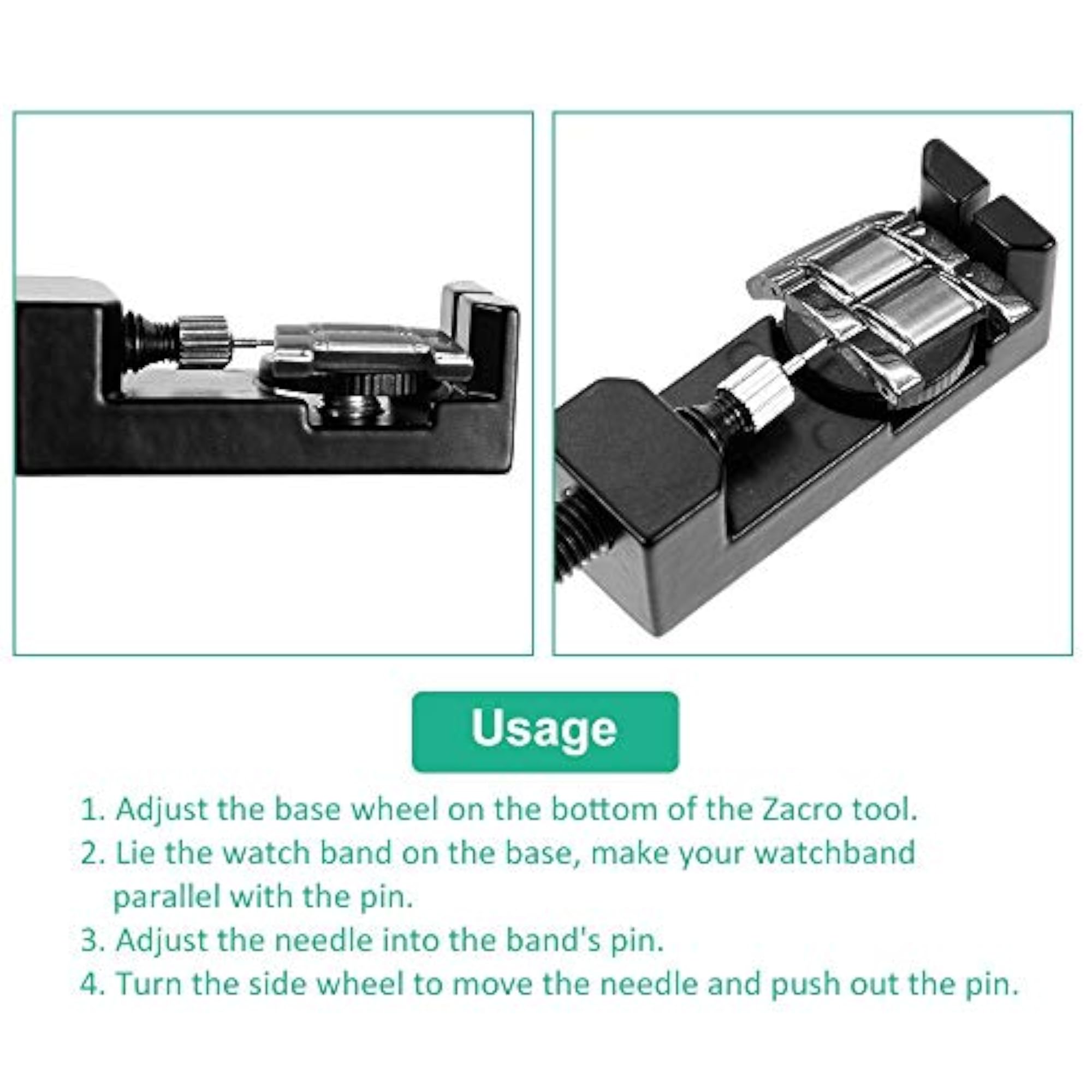 Watch Band Strap Link Pin Remover Repair Tool Kit, Pack of 6