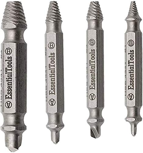 Damaged Screw Extractor Kit and Stripped Screw Extractor Set. Its A HassleFree Broken Bolt Extractor and Screw Remover Set
