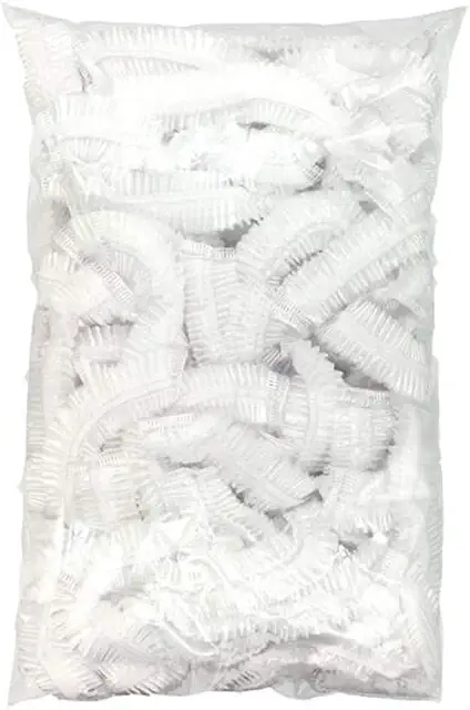 NOVAGO - 100 Charlottes Jetables pour Cheveux - Protection Hygiénique Universelle