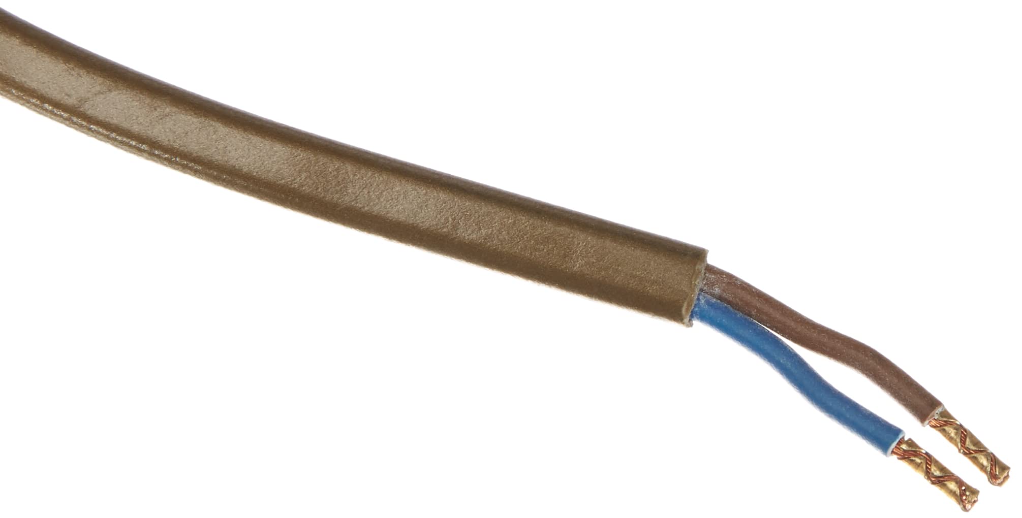 Filo Per Lampada Con Interruttore Electraline - 1,5 M, Oro Antico, 10A 230V - Foto 3