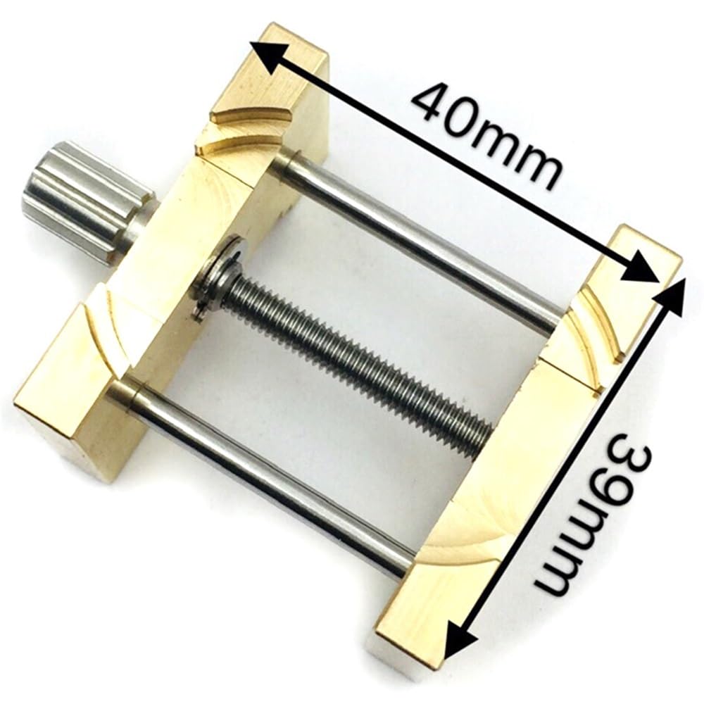 Juego de Soportes de Movimiento de Reloj de latón, 2 uds., Herramientas de reparación de Relojes de 39x40mm y 28x30mm for relojeros y Aficionados